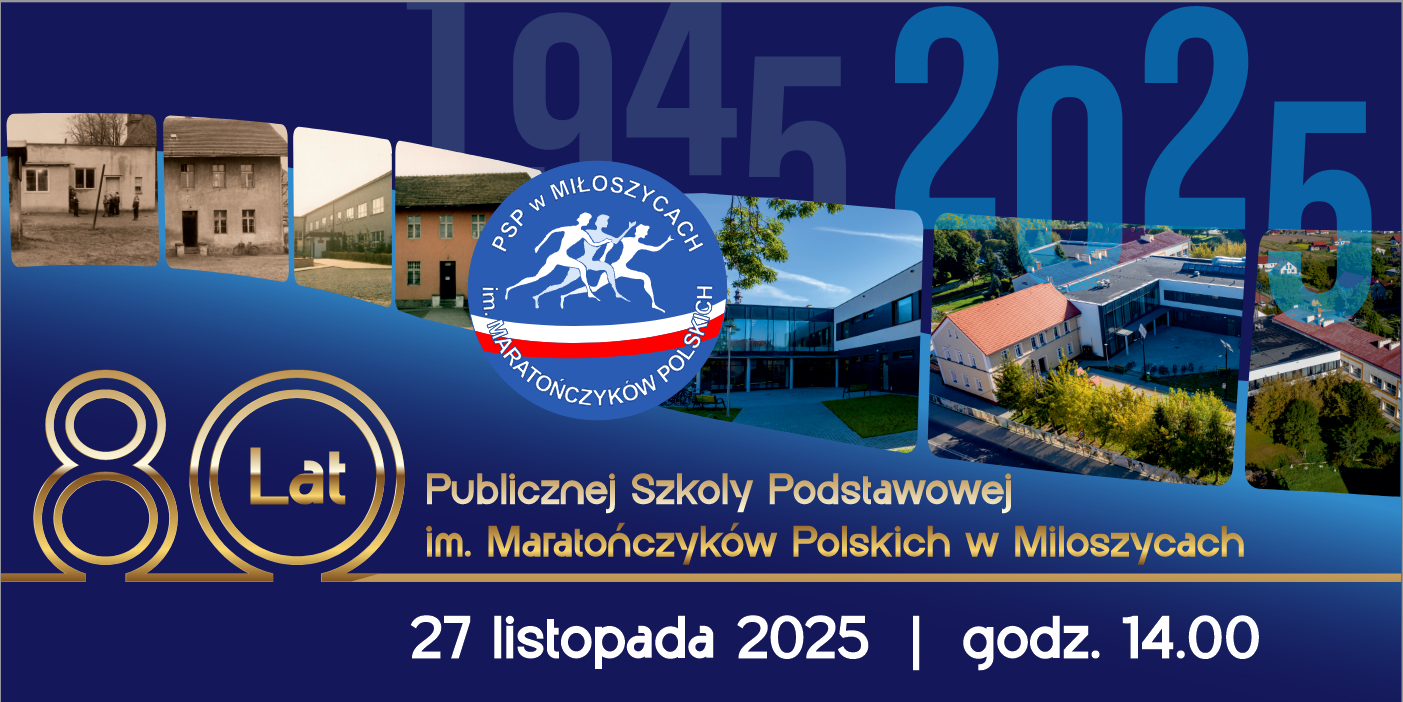 80 lecie szkoly baner